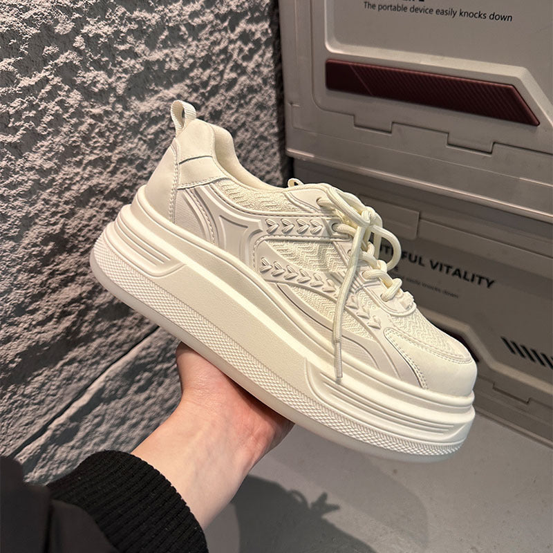 Women's Suction Film Bottom White Dad Lightweight Women's Shoes