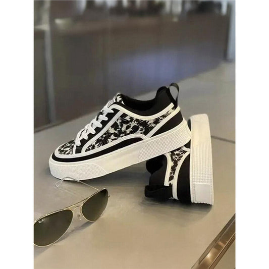 Men's Fashionable Summer Printing Breathable Board Versatile Men's Sports Shoes