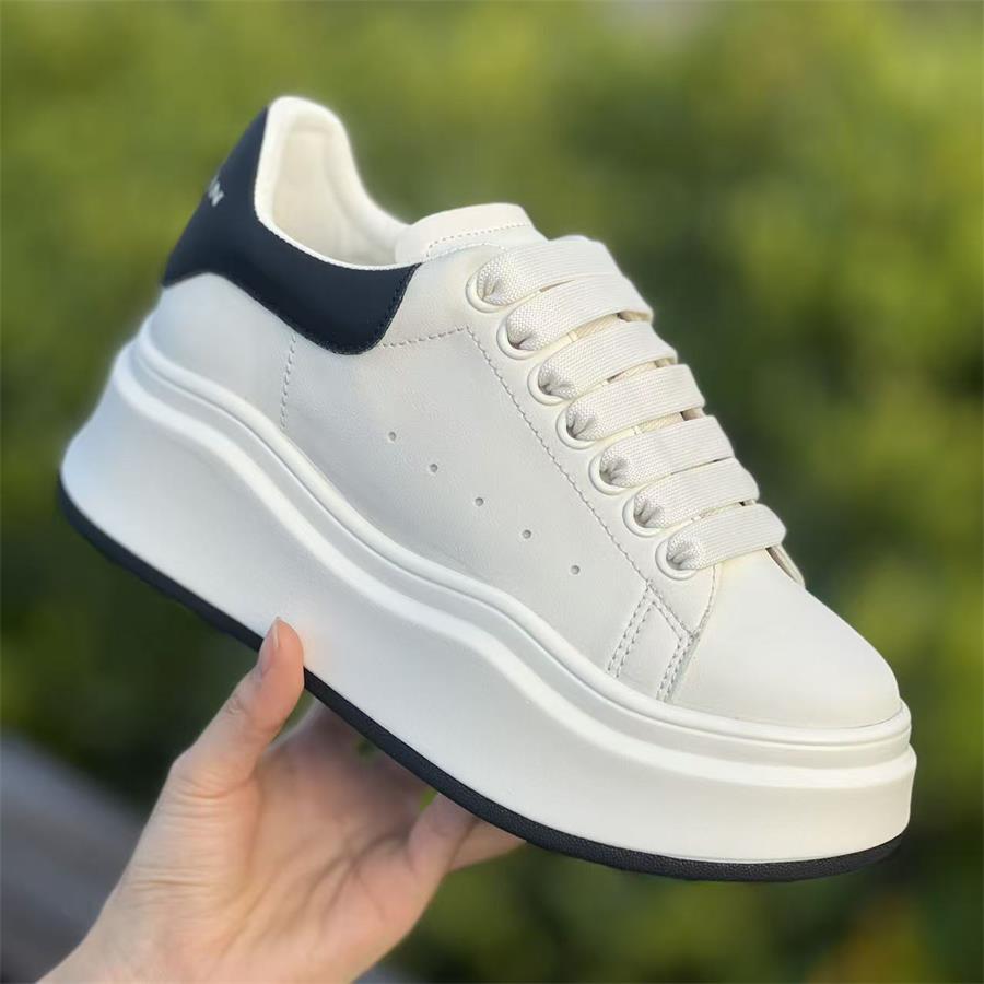 Women's Platform White Korean Style Versatile Muffin Height Sports Casual Shoes