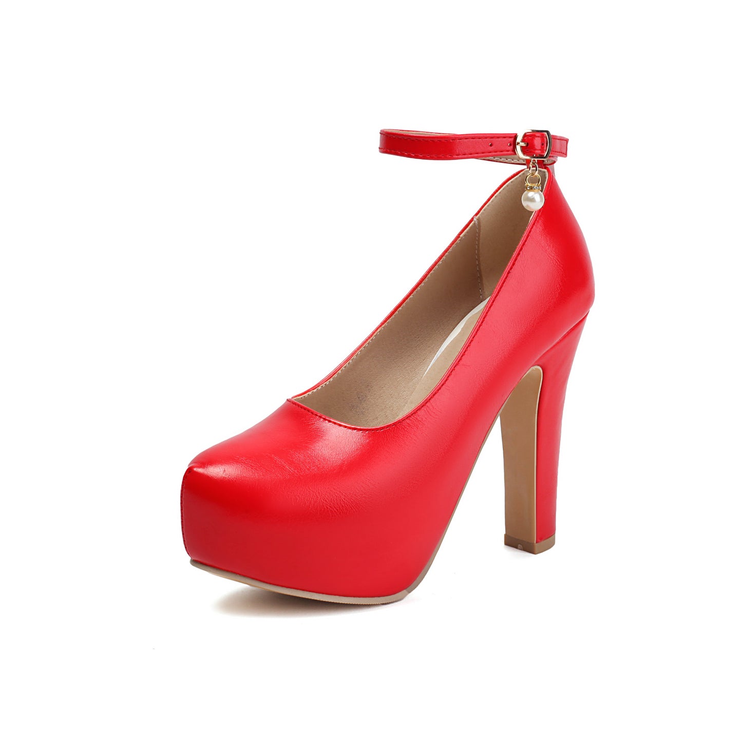 Women's Waterproof Platform Ultra High Shallow Mouth Heels