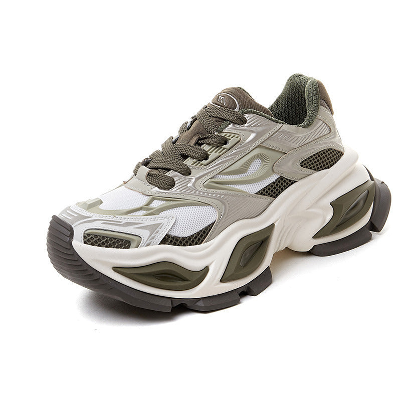 Breathable Couple Style Dad Platform Tide Height Increasing Casual Shoes