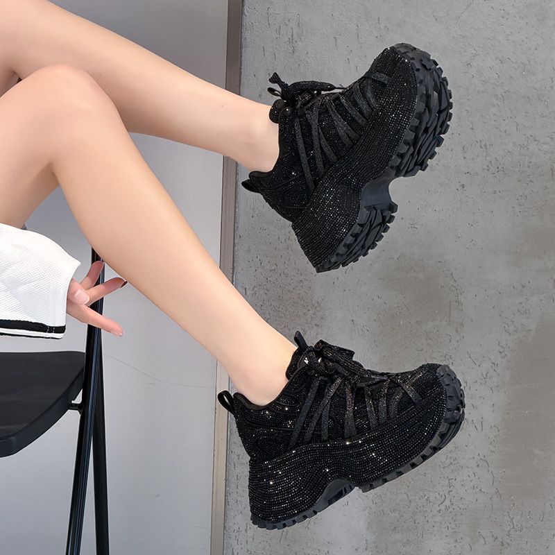 Women's Spring Platform Height Increasing Insole Dad Casual Shoes