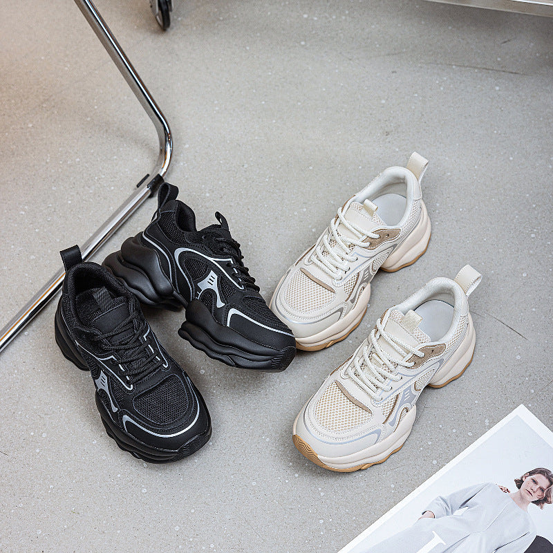 Women's Lu Coconut Custard Platform Dad Height Increasing Casual Shoes