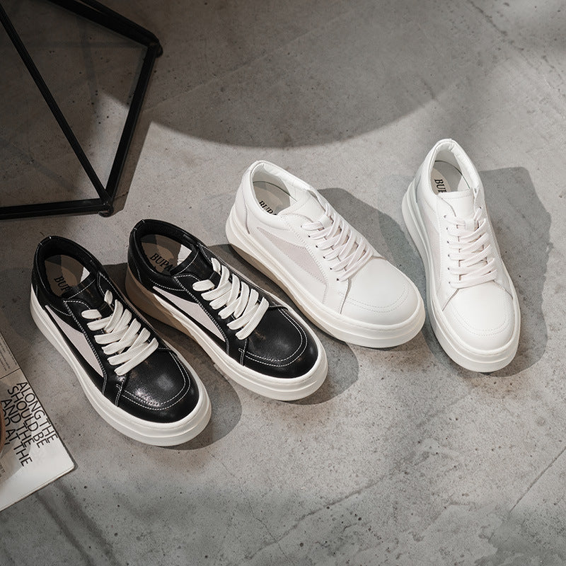 Men's Thick Bottom Versatile Height Increasing Insole Leisure Men's Casual Shoes