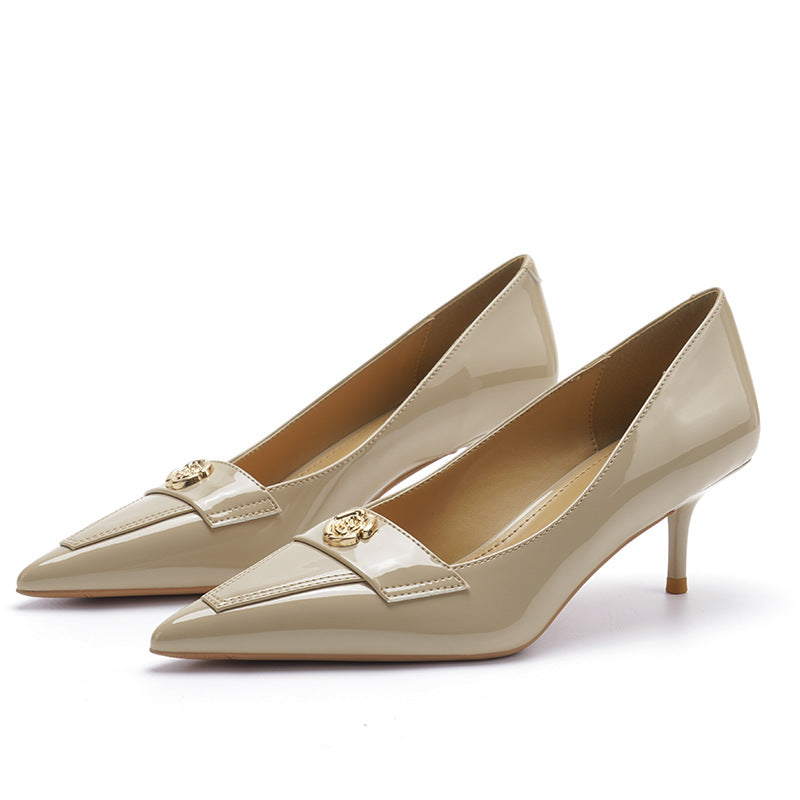 Women's Korean Sexy High-heeled Stiletto Elegant Shallow Mouth With Men's Shoes