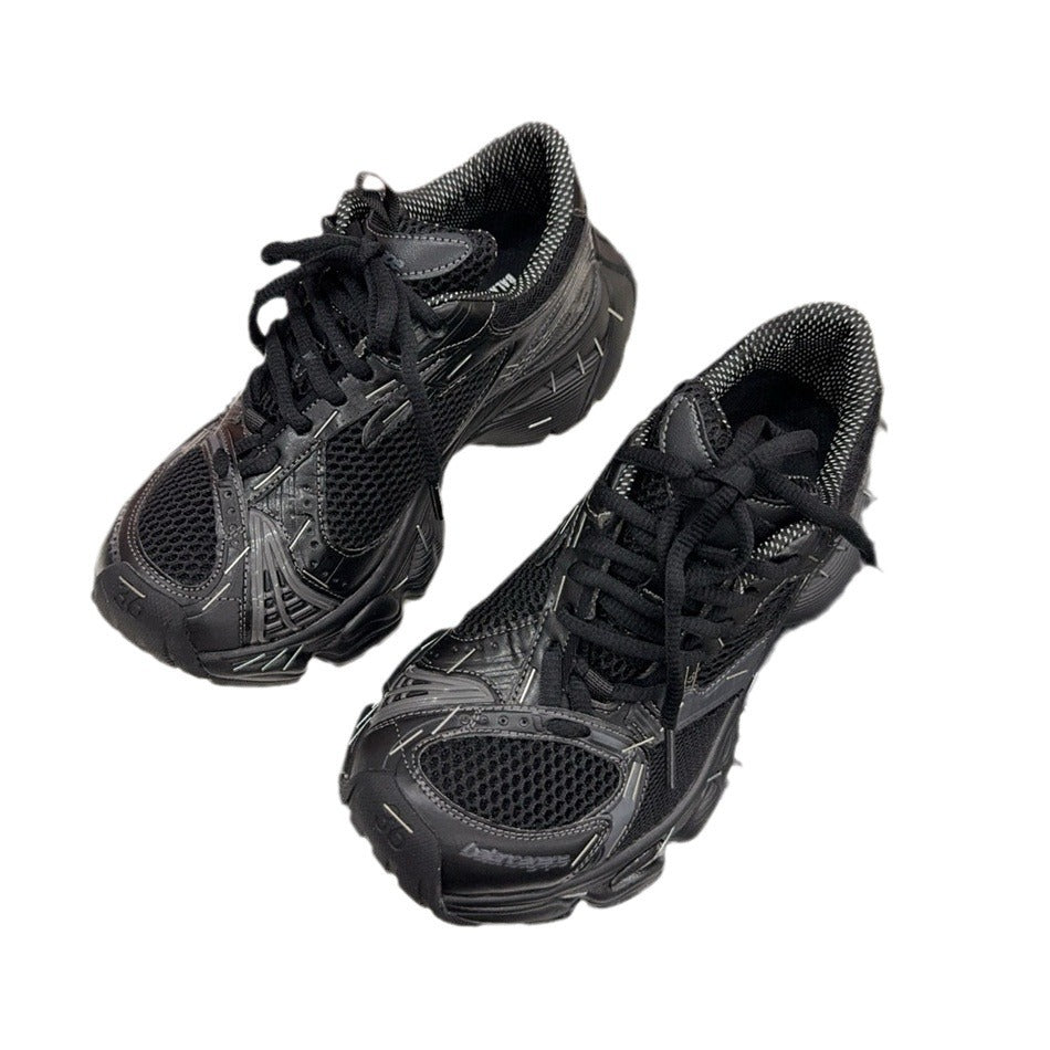 Women's Dad Old Polished Couple Thick Bottom Increased Fried Sneakers