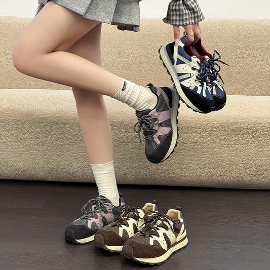 Women's Genuine Design Sense Retro Minority Autumn Women's Sports Shoes