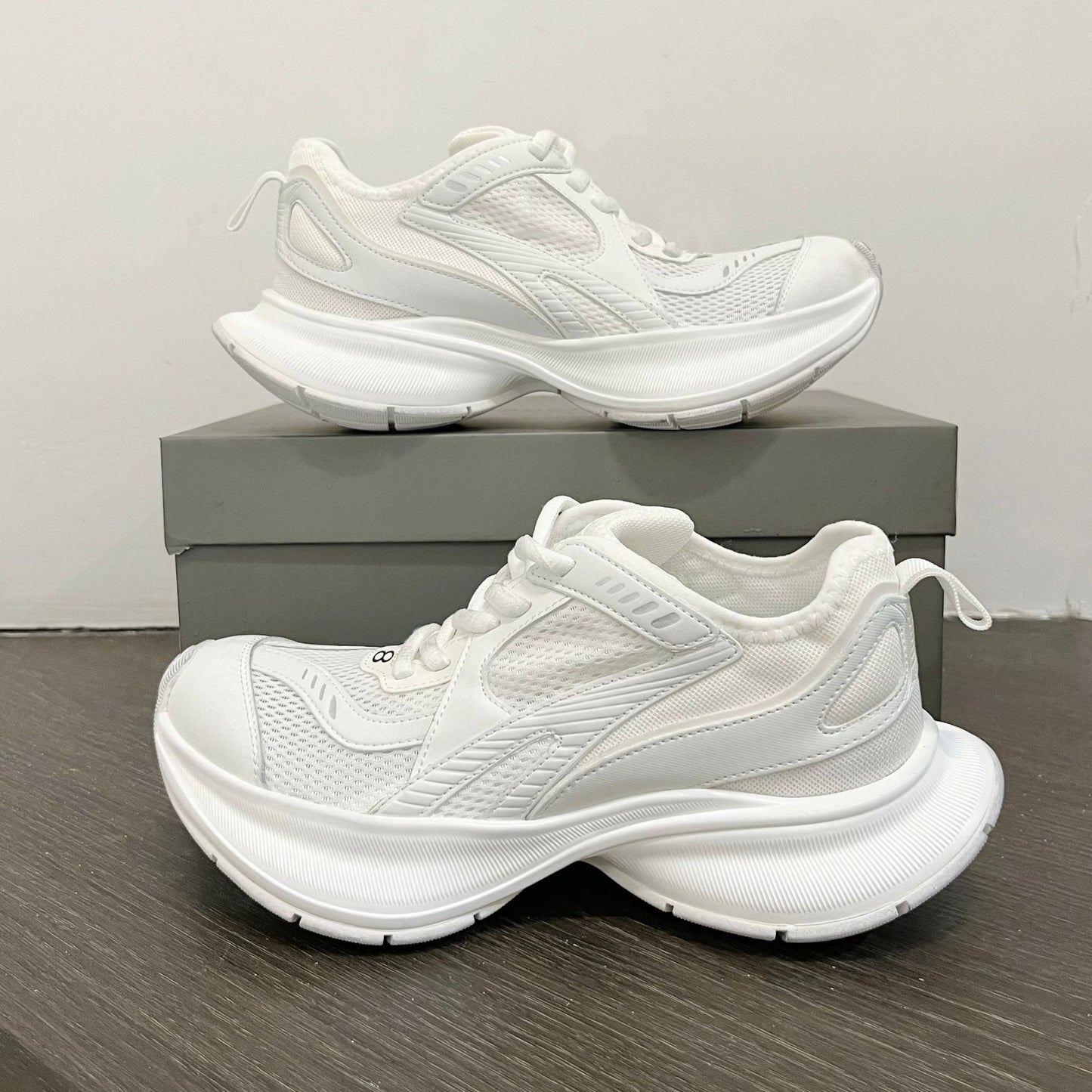 Women's Summer Breathable Mesh Surface Multicolor Dad Platform Increased Lightweight Exercise Women's Sports Shoes