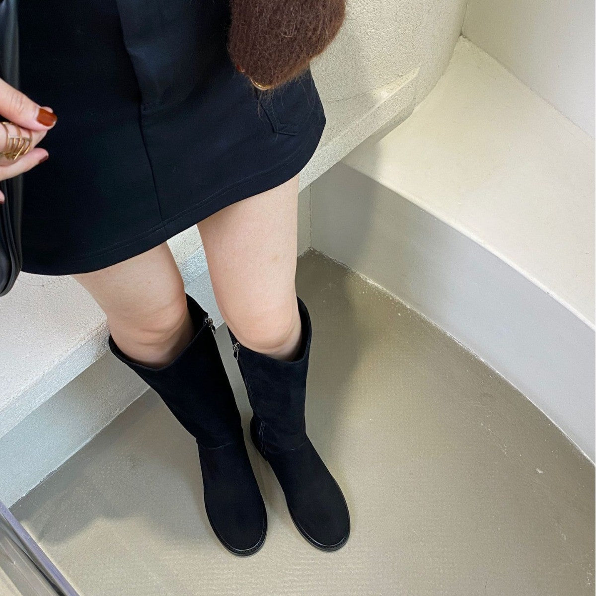 Women's Below The Knee Knight Frosted Knee-length High Boots