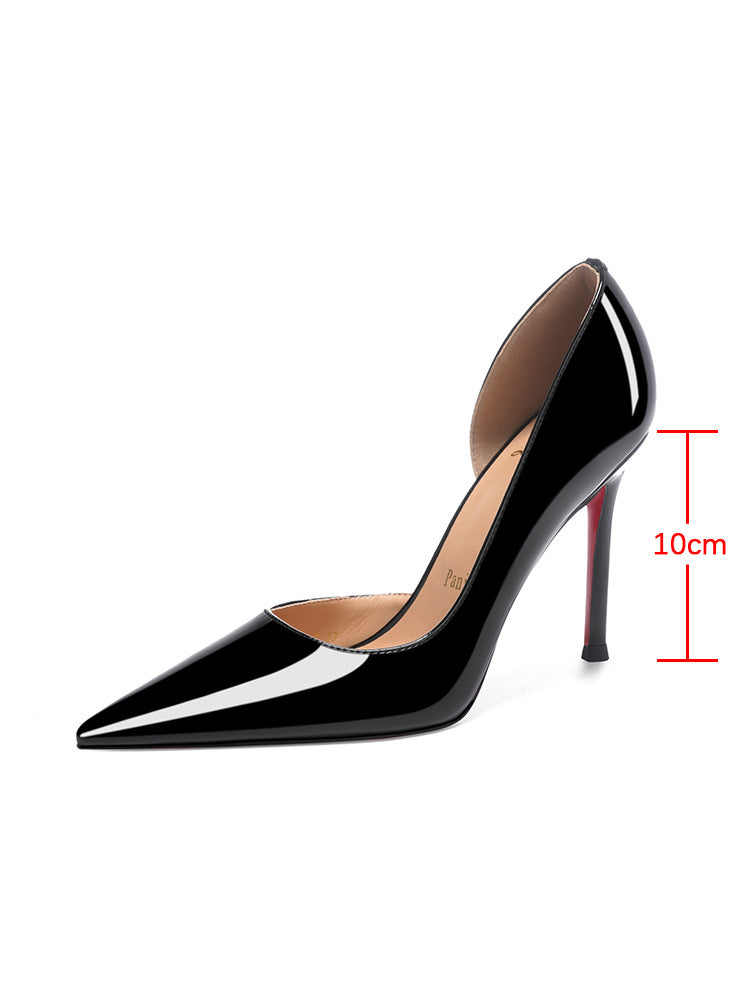 Pointed Low-cut Stiletto High Sexy Adult Lady Like Women's Fashion Shoes
