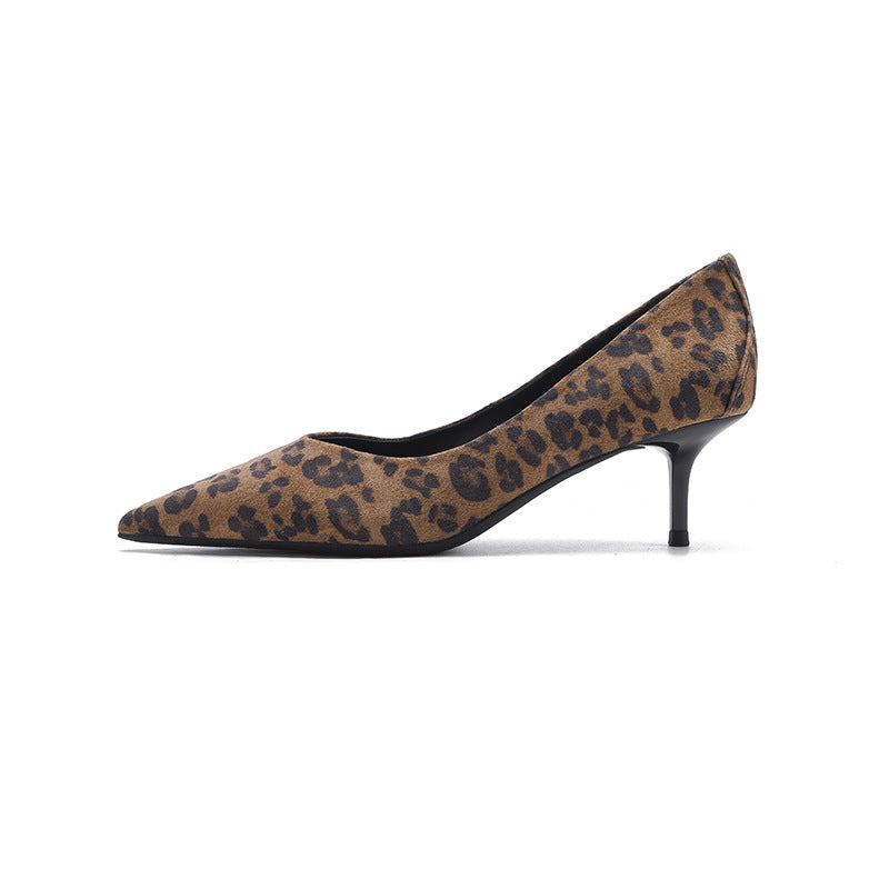 Women's High Pointed Stiletto Not Tired Feet Pumps Temperament Korean Style Women's Fashion Shoes