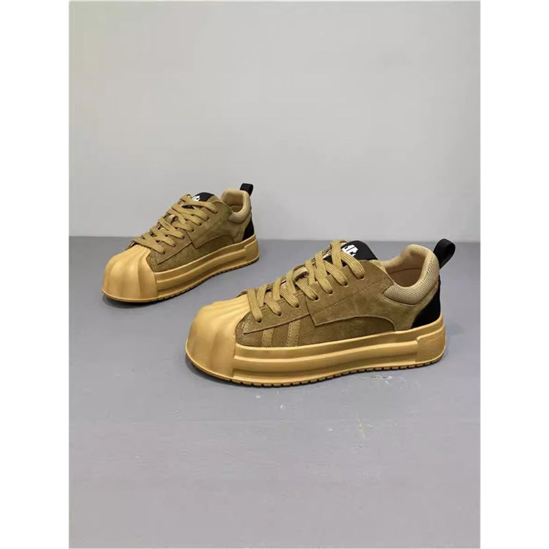 Autumn Trendy Versatile Shell Toe Fashionable Comfortable Platform Casual Shoes