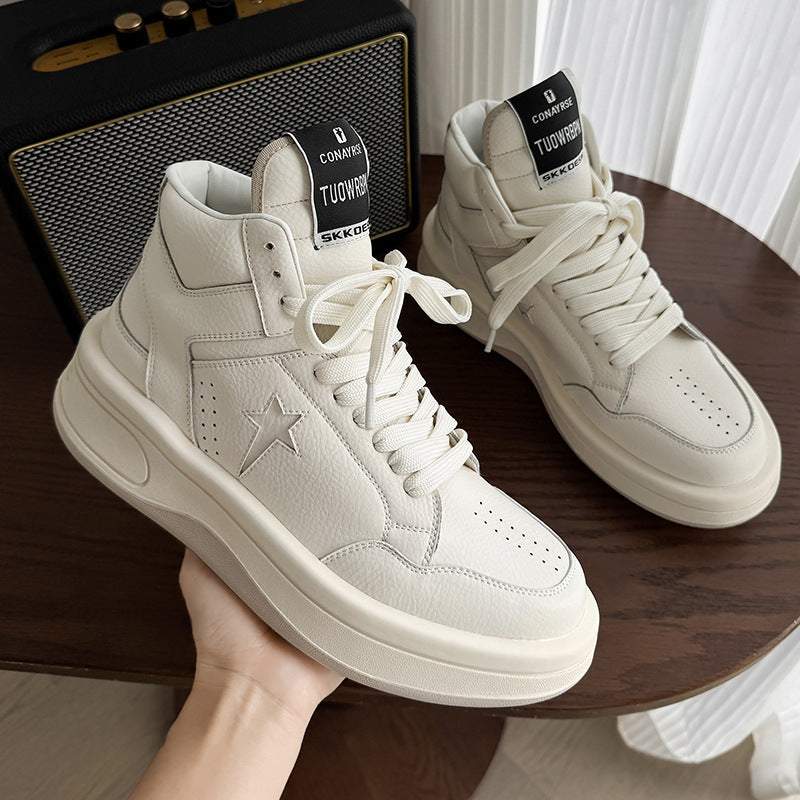 Men's Autumn Retro Thick-soled Design Stylish Height Men's Sports Shoes