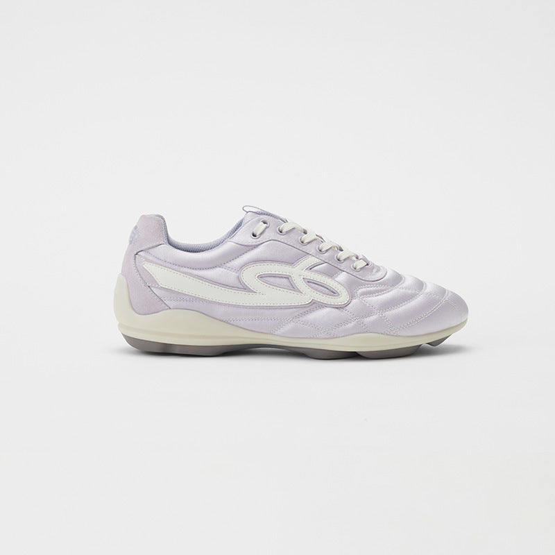 Color Satin Wandering Thin Sole Lightweight Women's Casual Shoes