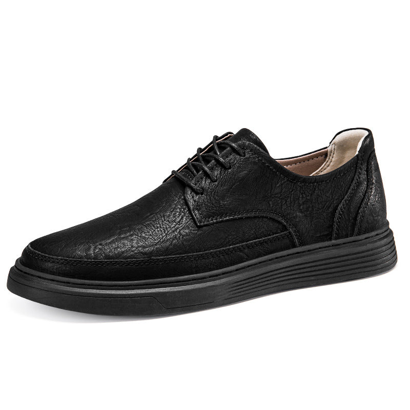 Men's Summer British Style Business Board Large Size Men's Casual Leather Shoes