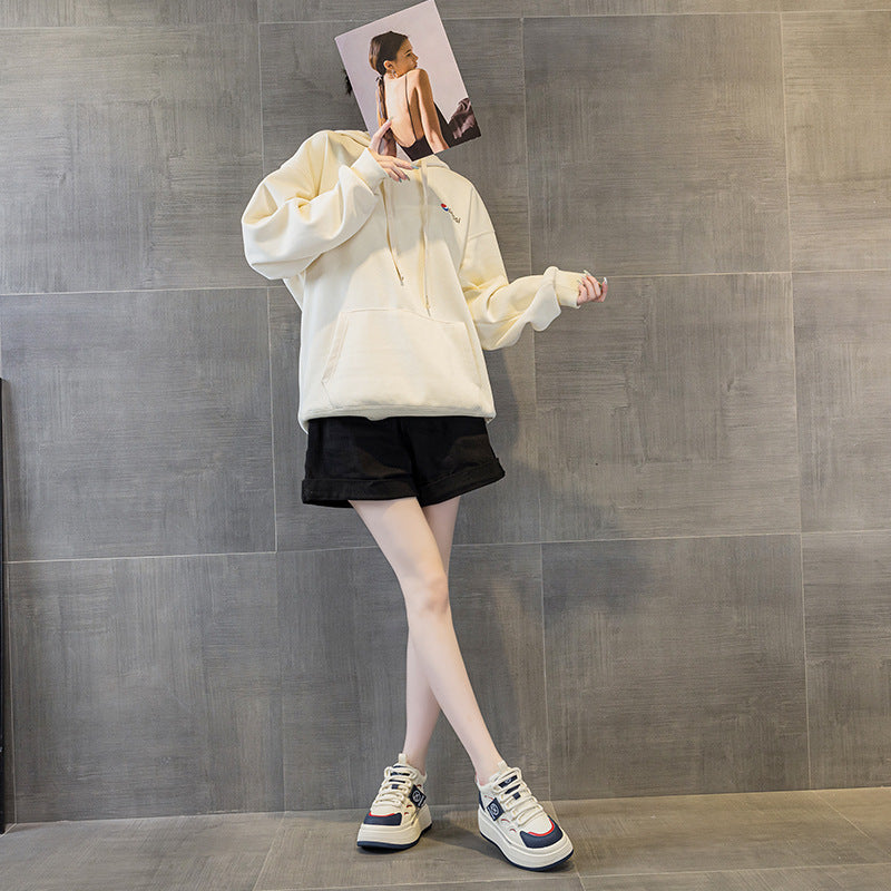 Women's Increasing Insole Authentic Clunky Versatile Korean Style Women's Casual Shoes