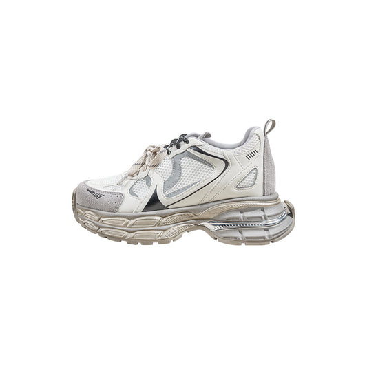 Height Increasing Insole Early Autumn Genuine Small Thick Bottom Breathable Sports Casual Shoes