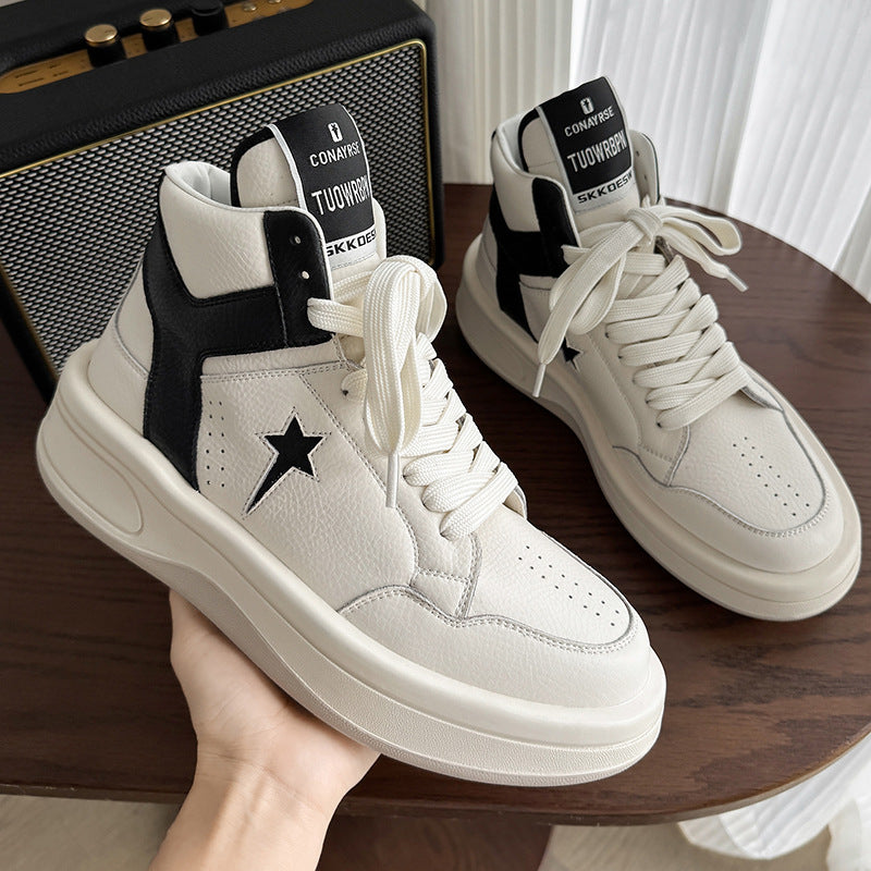Men's Autumn Retro Thick-soled Design Stylish Height Men's Sports Shoes