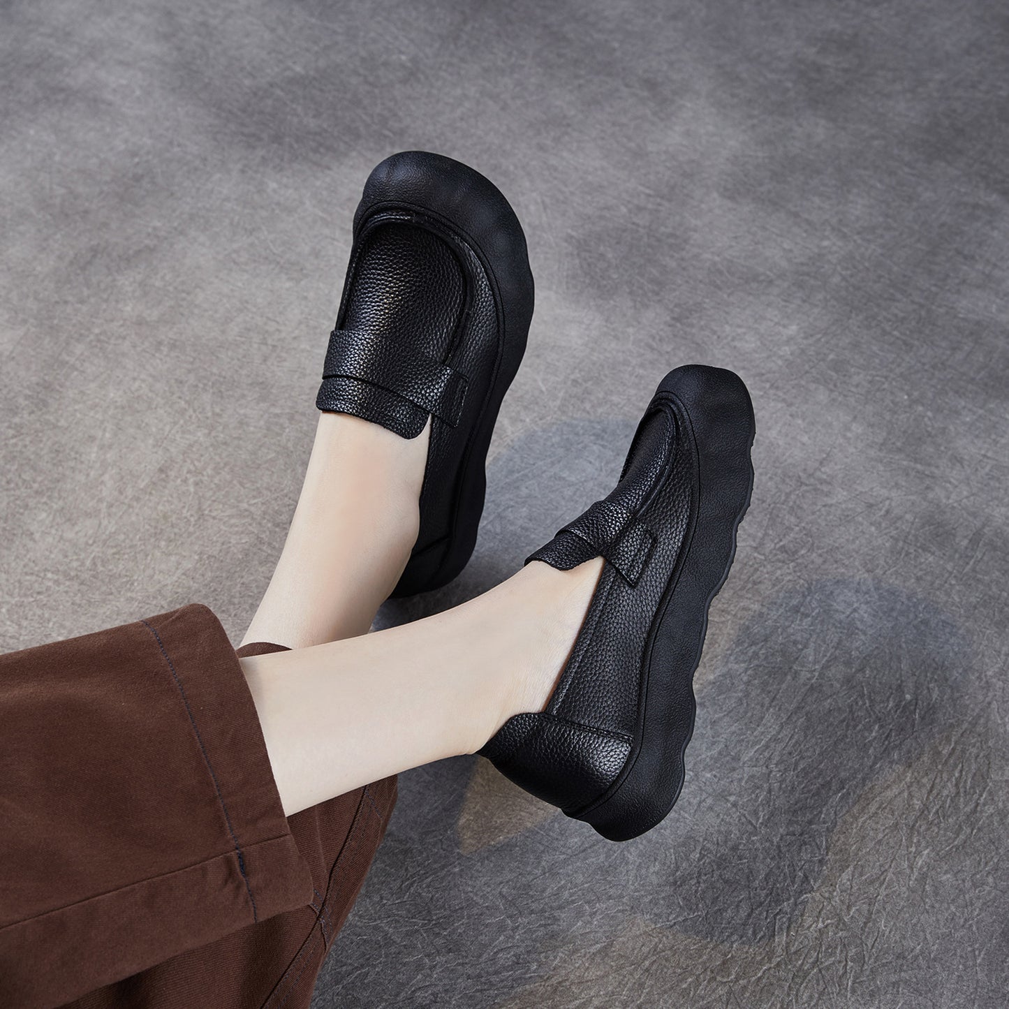 Women's Vintage Soft Bottom Comfortable Mid-mouth One Women's Casual Shoes