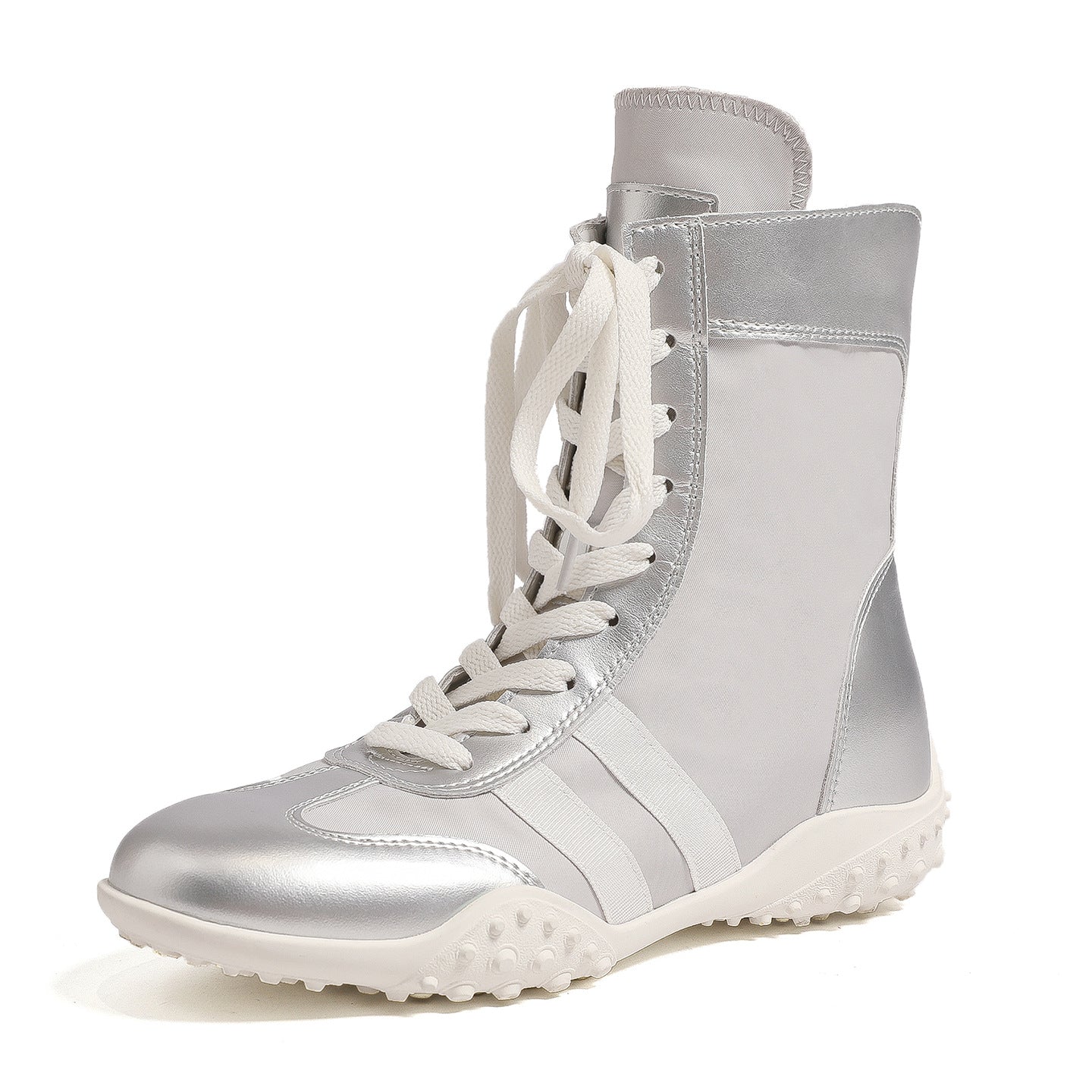 Women's Height Increasing Insole Boxing Round Toe Women's Casual Shoes