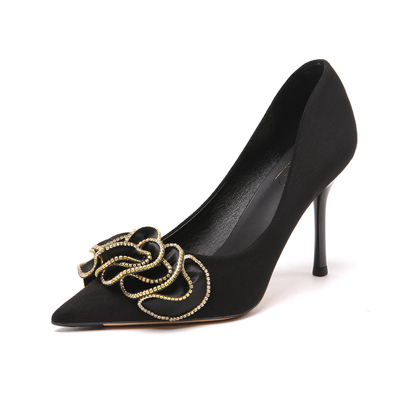Women's Bed High Summer Shallow Mouth Stiletto Women's Fashion Shoes