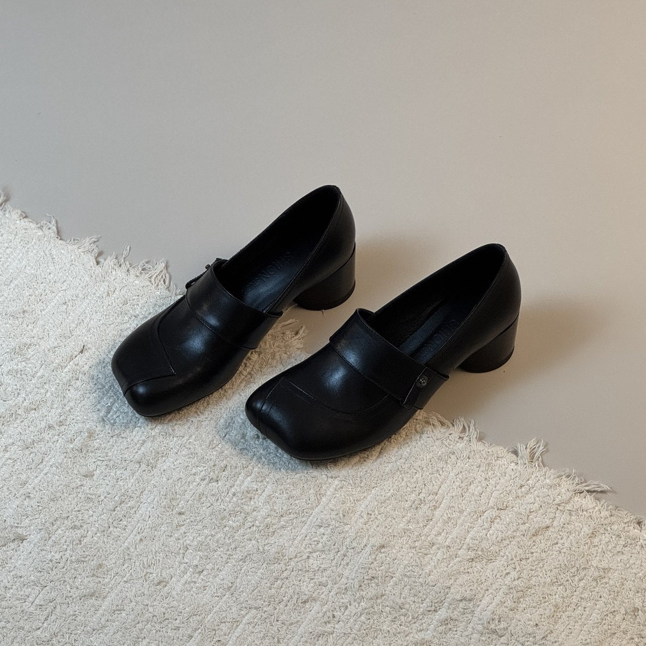 Women's Cowhide Simple Round Bottom High-cut High Women's Fashion Shoes