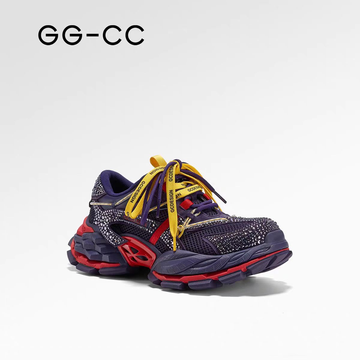 Women's Retro Contrast Color Dad Spring Versatile Platform Women's Sports Shoes