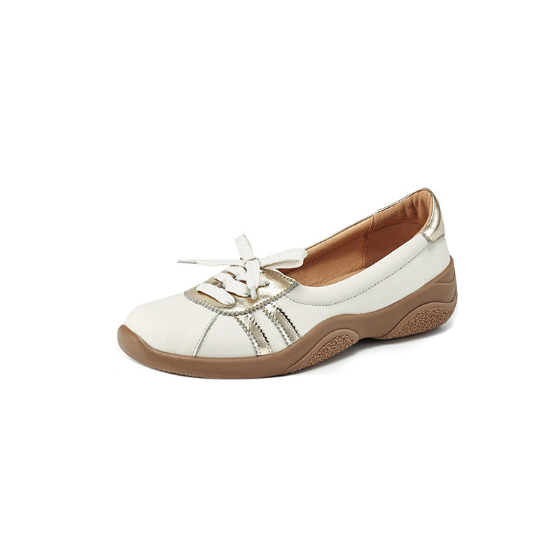 Women's Thick Bottom Shallow Mouth Wedge Platform Color Women's Fashion Shoes