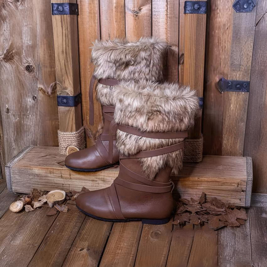 Graceful Stylish Medieval Renaissance Viking Barbarian Boots