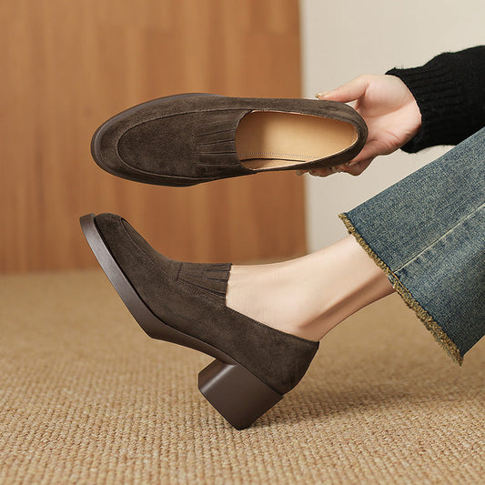 Women's Super Beautiful Frosted Soft Bottom Not Tired Feet Winter Fleece Women's Fashion Shoes