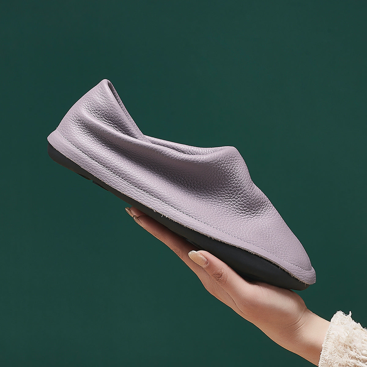 Women's Soft Grandma Early Spring Mom First Layer Cowhide Women's Fashion Shoes