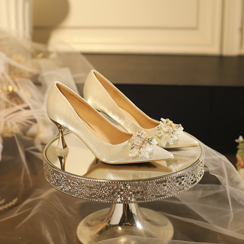 Pumps Wedding Banquet Bridal Dress Daily Wear Not Tired Feet Women's Fashion Shoes