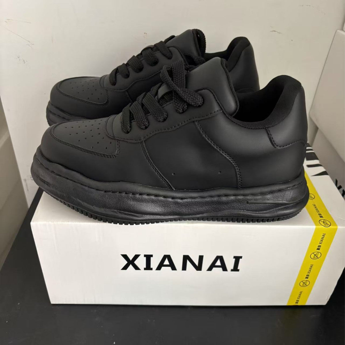 Men's Invisible Height Increasing Insole Air Force Foam Dissoed Board Men's Sports Shoes