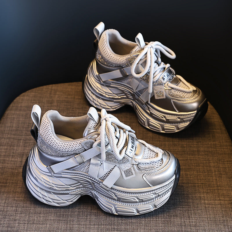 Women's Height Increasing Insole Platform Dad Autumn Sports Casual Shoes