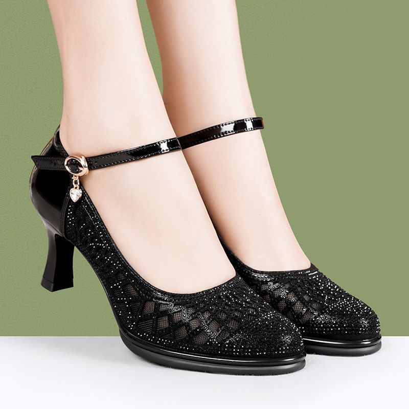 Women's Authentic Hollow Out Mesh Performance High Diamond Women's Fashion Shoes