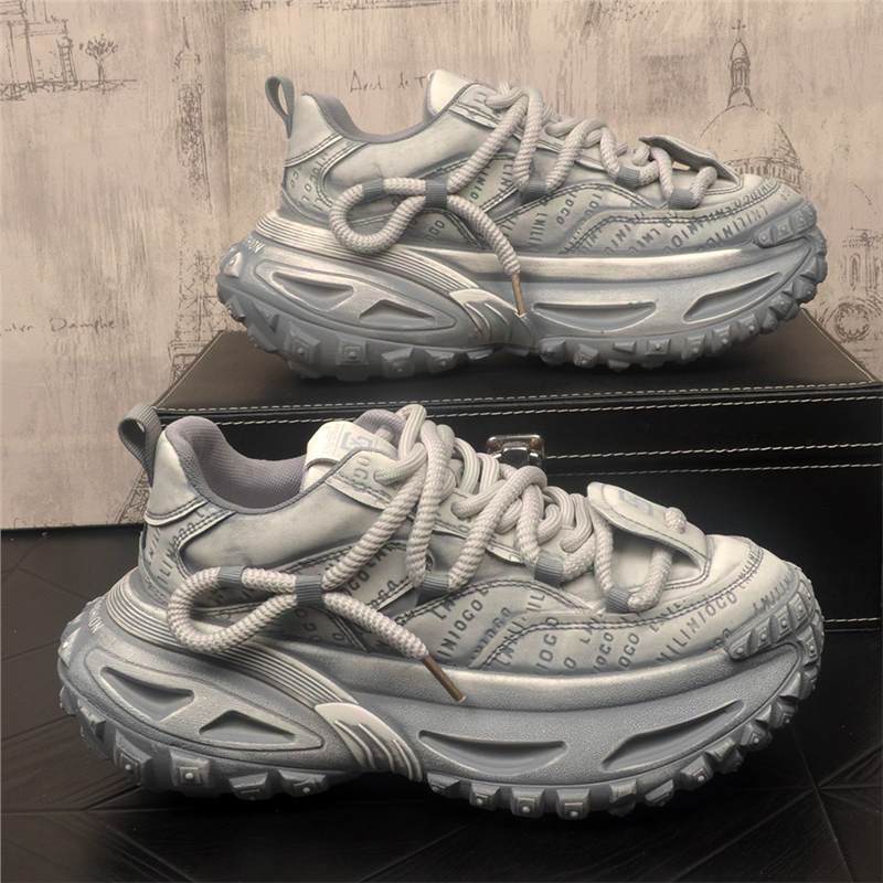 Men's Thick Bottom Dad Retro Fashion Trends Men's Sports Shoes