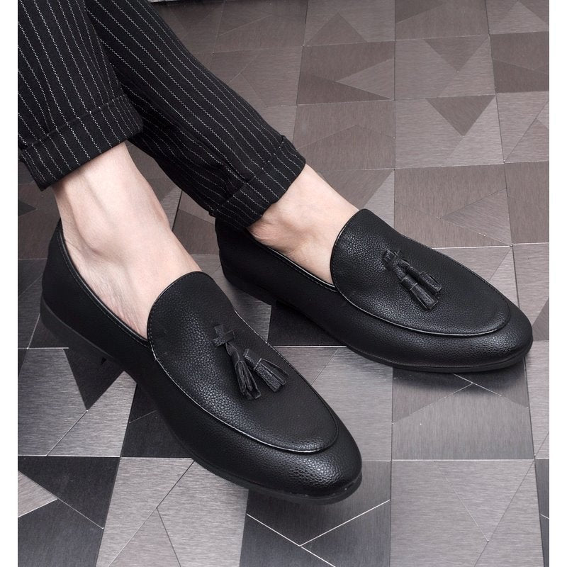 Men's Fashion Business Slip-on Breathable Fringed Korean Style Men's Sports Shoes