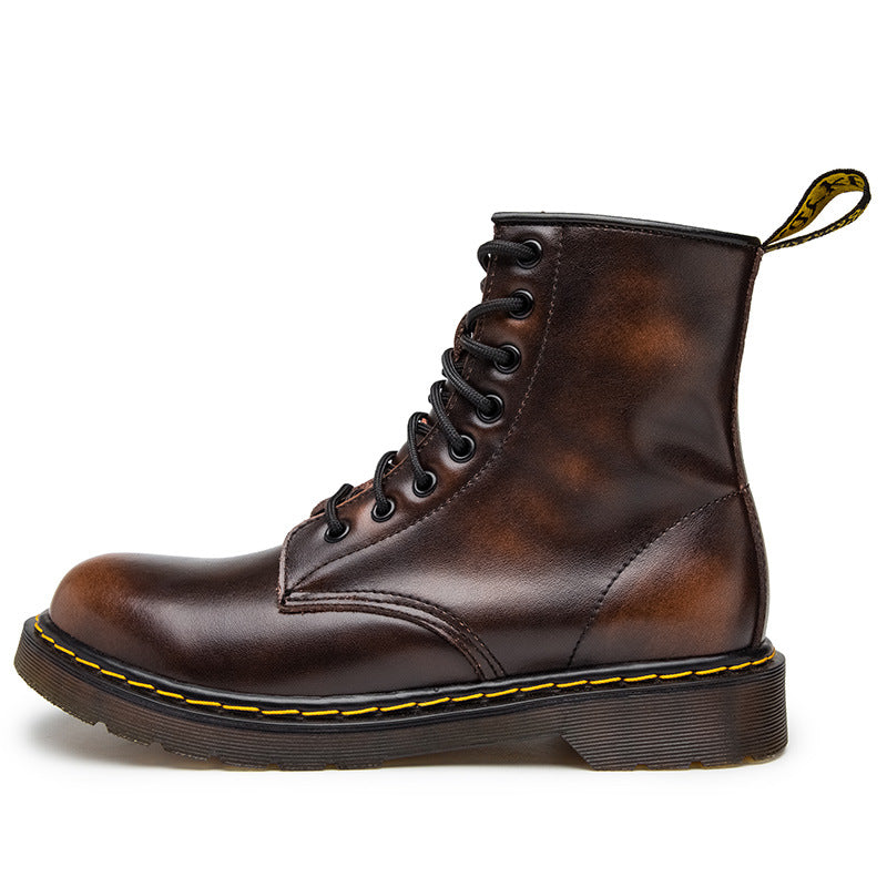 Men's Plus Size Martin Couple British Style Men's Leather Boots