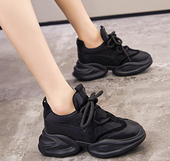 Women's Genuine Elevator Platform Dad Trendy Autumn Women's Casual Shoes