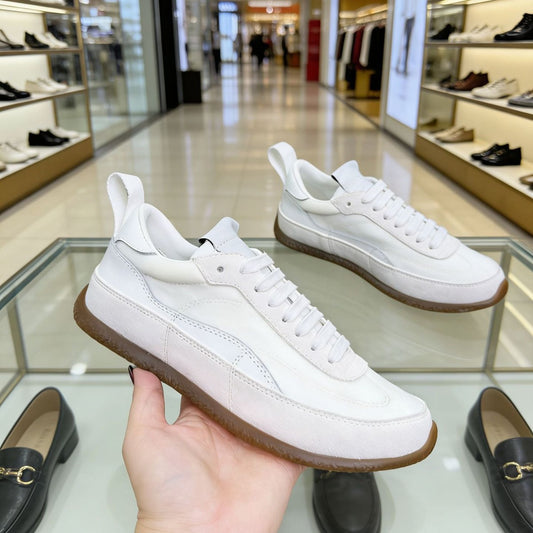 Women's Spring Series German Training Retro Stitching Flat Versatile Casual Shoes