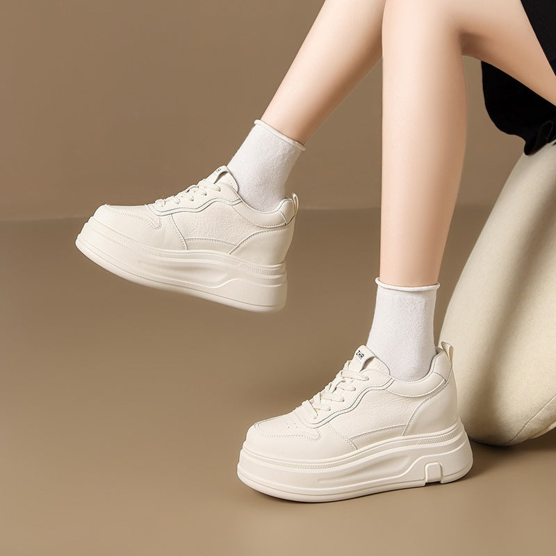 Platform Hidden White Portable Small Sports Women's Casual Shoes