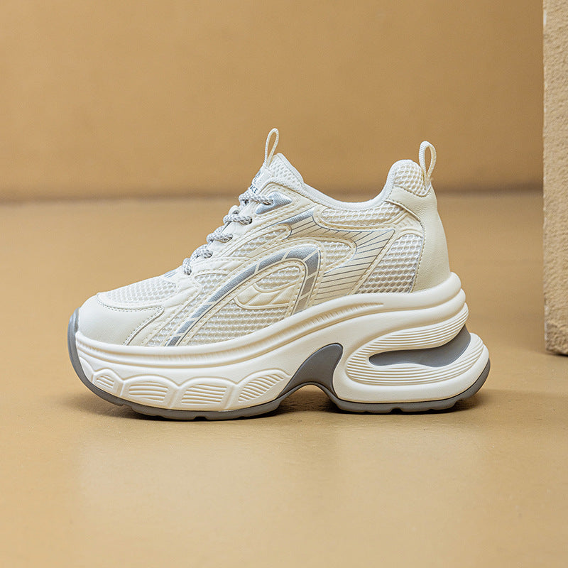 Women's Thick Bottom Platform Dad Autumn Breathable Women's Sports Shoes