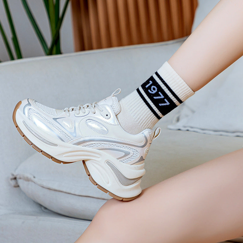 Classy Women's Thick-soled Sier Dad Korean Women's Sports Shoes
