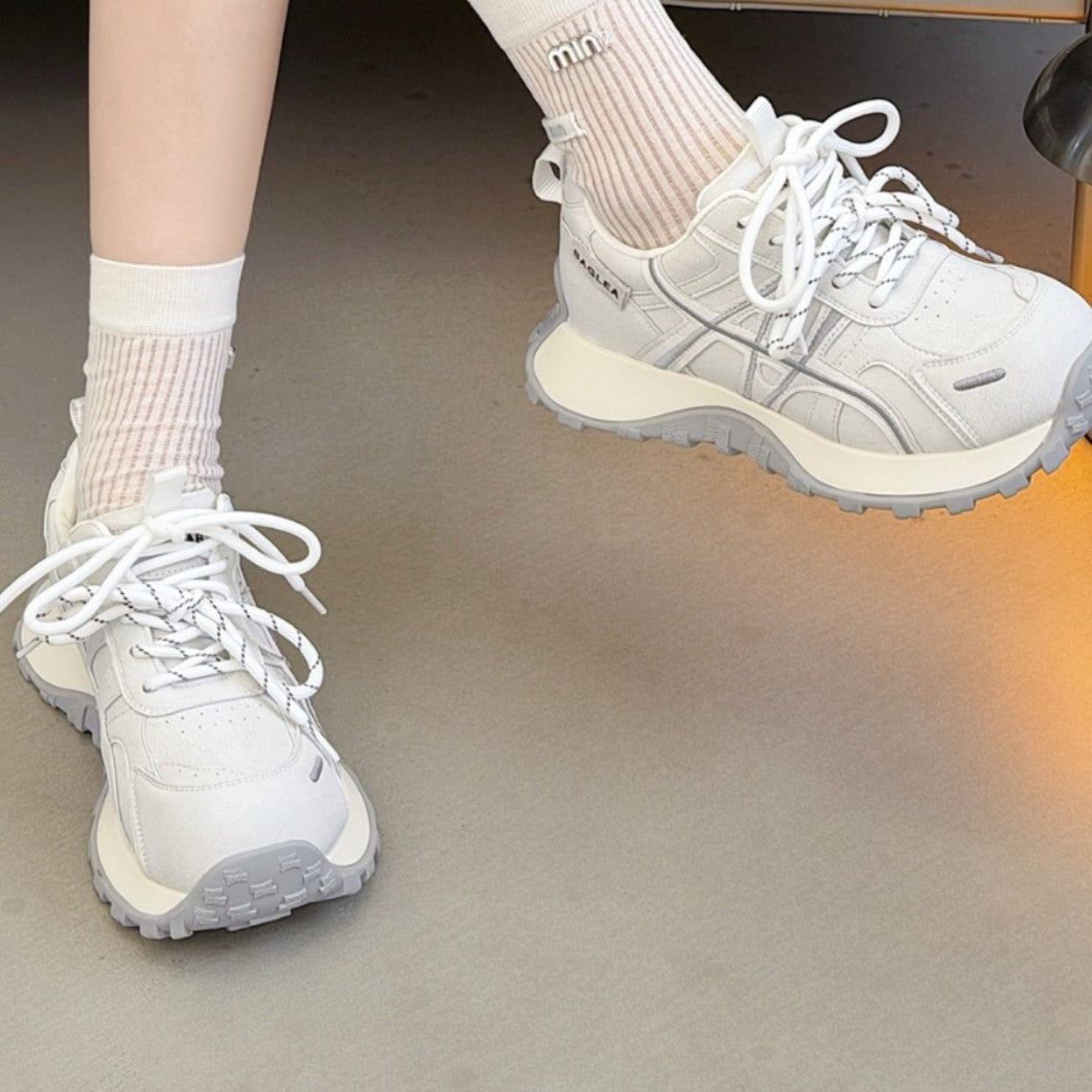 Women's Small Waist Dad Spring Platform Sports Women's Casual Shoes