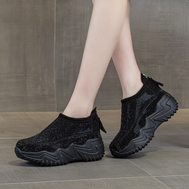 Charming Durable Breathable Platform Elevator Wild Women's Casual Shoes