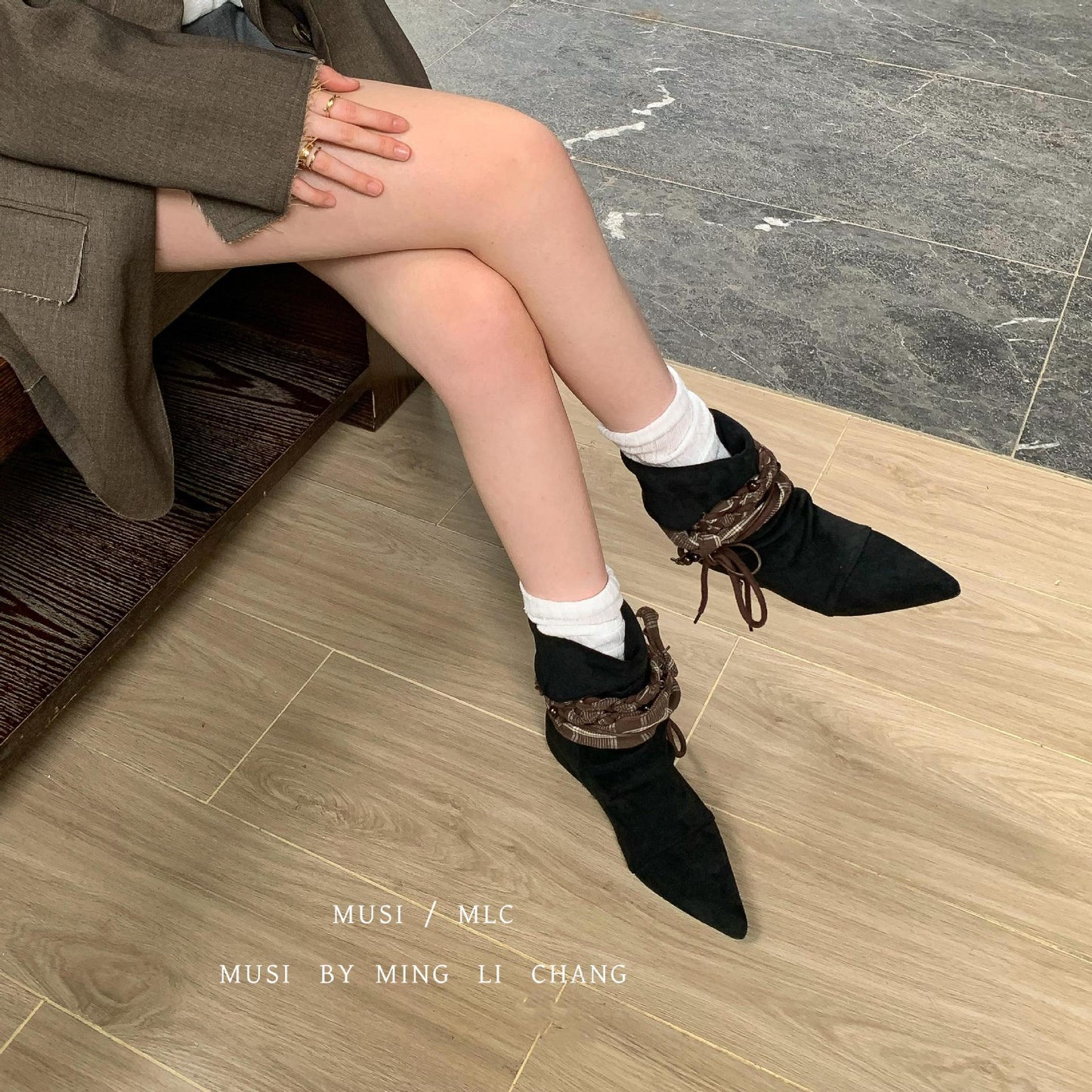 Women's Minority Pointed Toe Height Increasing Insole Western Cowboy Boots