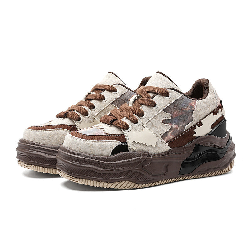 Increasing Insole Hot Cloud Fashion Thick-soled Couple Casual Shoes