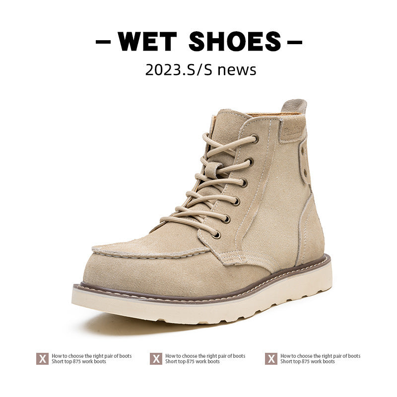 Men's Clothes Plus Size Special Vintage Martin Men's Leather Boots