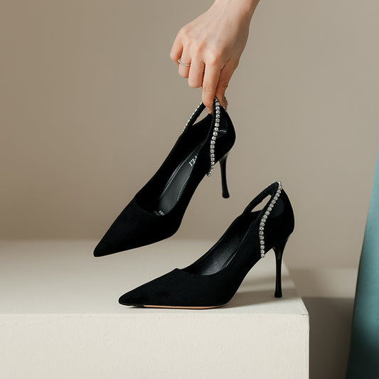 Women's Low-cut Super High Bed Autumn Stiletto Women's Fashion Shoes
