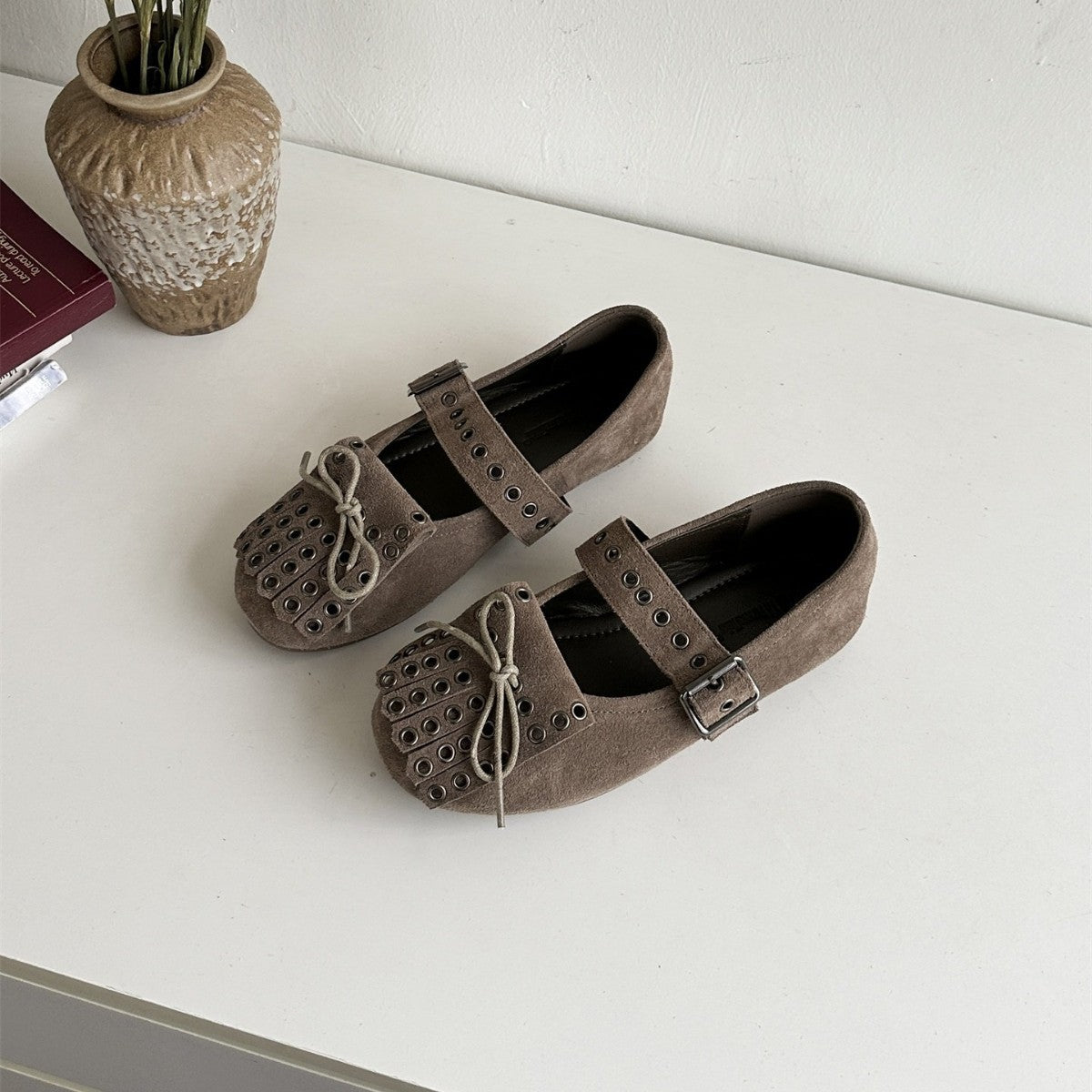Women's Jane First Layer Cowhide With Gentle Shallow Mouth Women's Fashion Shoes